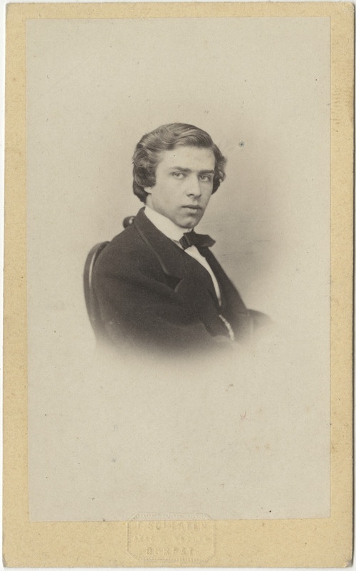 Korporatsioon "Estonia" liige Woldemar von Müller, portreefoto