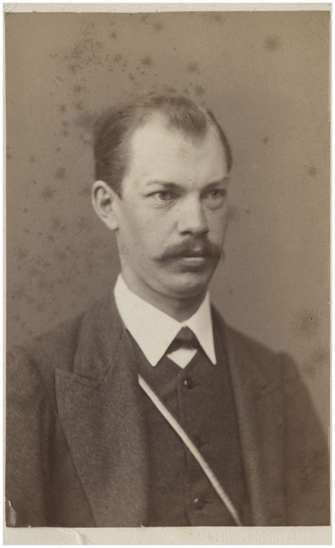 Korporatsioon "Estonia" liige Johannes Tabani, portreefoto