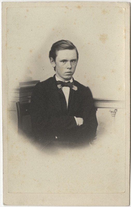 Korporatsioon "Estonia" liige Ludwig Fankhaenel, portreefoto