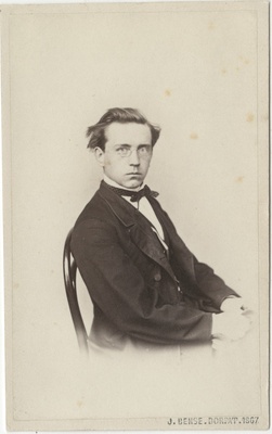 Korporatsioon "Estonia" liige Leopold Rödder, portreefoto  duplicate photo