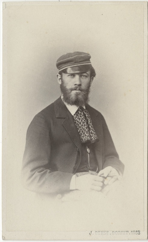 Määratlemata korporatsioon "Estonia" liige, portreefoto