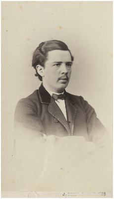 Korporatsioon "Estonia" liige Wilhelm Hörschelmann, portreefoto  duplicate photo