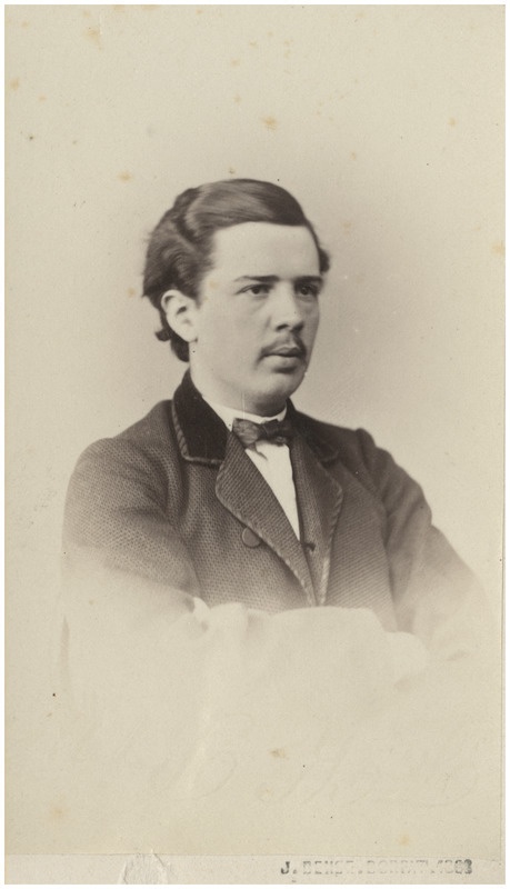 Korporatsioon "Estonia" liige Wilhelm Hörschelmann, portreefoto