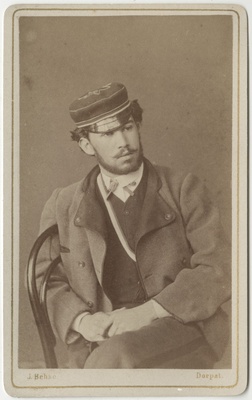 Korporatsioon "Estonia" liige Richard Hoffmann, portreefoto  duplicate photo