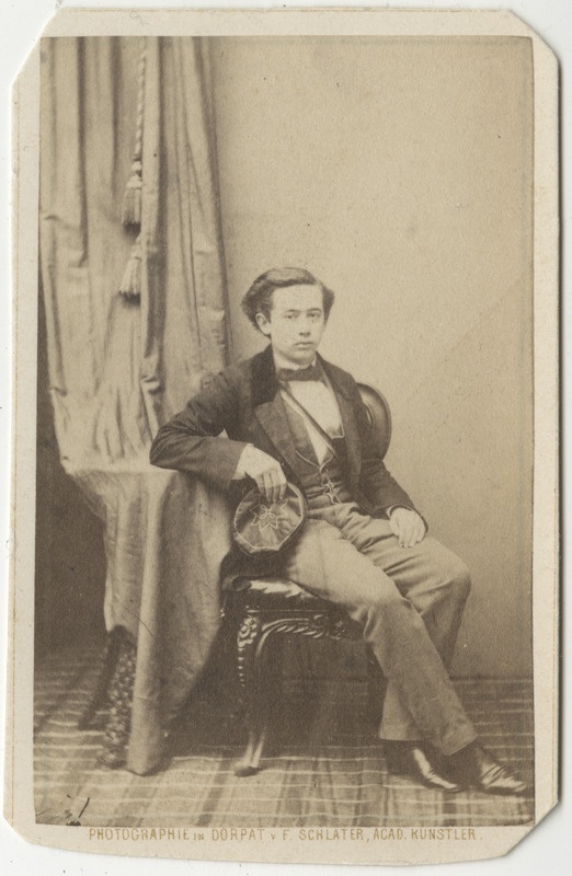 Arvatavasti korporatsioon "Estonia" liige Karl Hoerschelmann, portreefoto