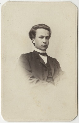 Korporatsioon "Estonia" liige Adolf Lockenberg, portreefoto  duplicate photo