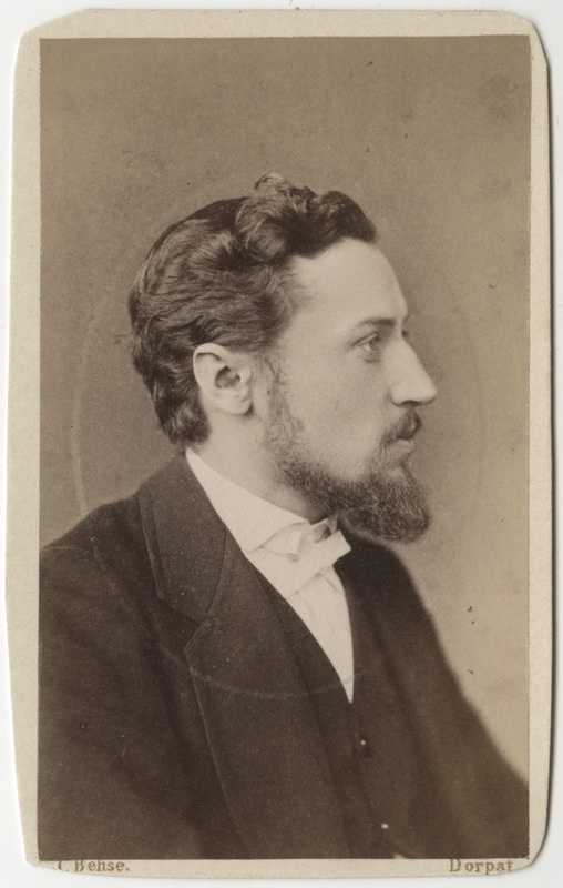 Korporatsioon "Estonia" liige Nikolai Demin, portreefoto