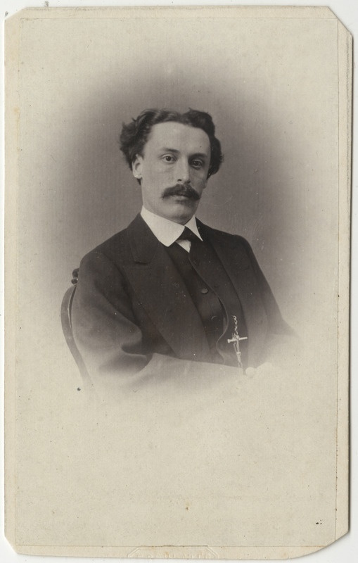 Korporatsioon "Estonia" liige Alexander Stillmark, portreefoto