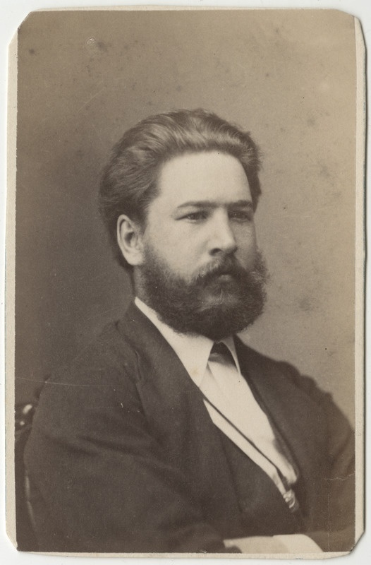 Korporatsioon "Estonia" liige Adolf Bergmann, portreefoto