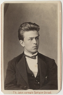 Korporatsioon "Estonia" liige Konstantin Ewers, portreefoto  duplicate photo