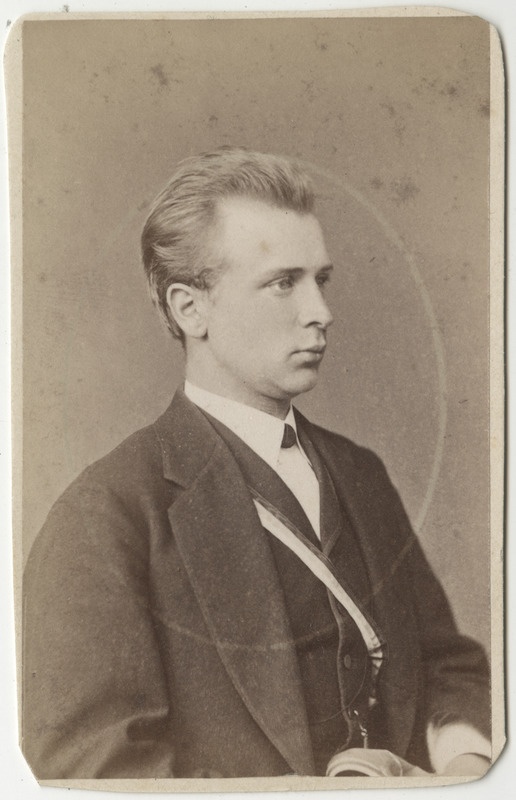 Korporatsioon "Estonia" liige Konstantin Winkler, portreefoto