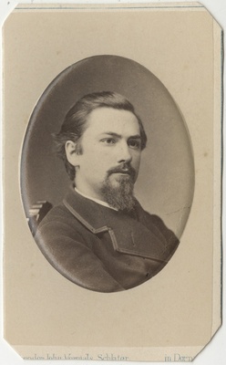 Korporatsioon "Estonia" liige Wilhelm Hörschelmann, portreefoto  duplicate photo