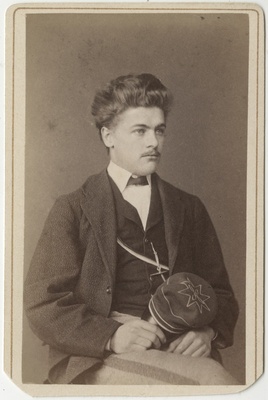 Korporatsioon "Estonia" liige Julius Serck, portreefoto  duplicate photo