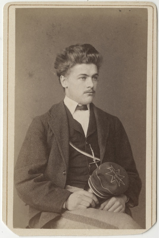 Korporatsioon "Estonia" liige Julius Serck, portreefoto