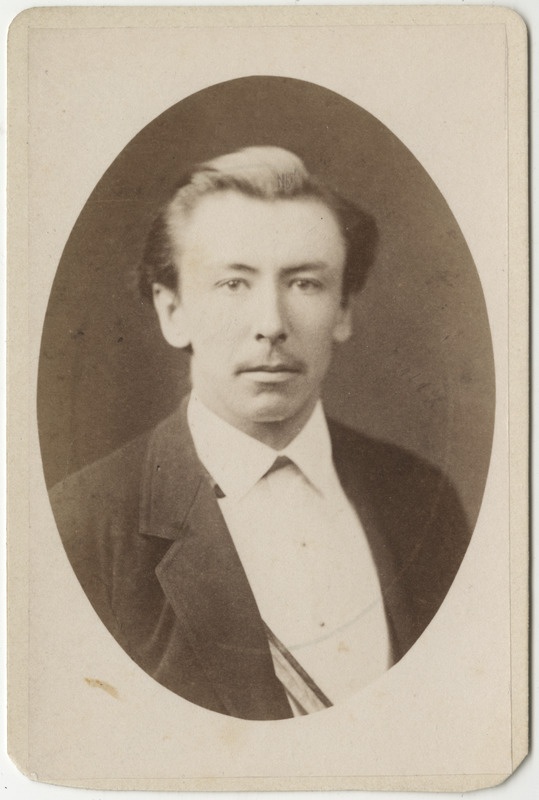 Korporatsioon "Estonia" liige parun Otto Budberg von Bönningshausen, portreefoto