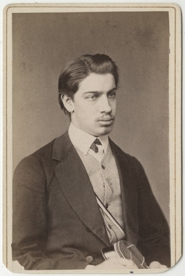 Korporatsioon "Estonia" liige Arthur Bätge, portreefoto  duplicate photo