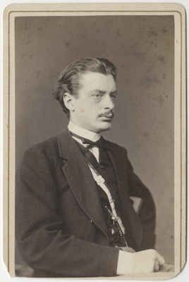 Korporatsioon "Estonia" liige parun Arthur Stackelberg, portreefoto  duplicate photo