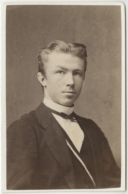 Korporatsioon "Estonia" liige Edwin Hörschelmann, portreefoto  duplicate photo