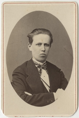 Korporatsioon "Estonia" liige Hermann Hansen, portreefoto  duplicate photo