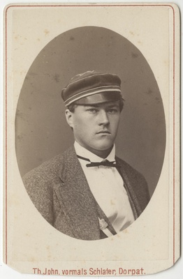 Korporatsioon "Estonia" liige Leo Furcht, portreefoto  duplicate photo