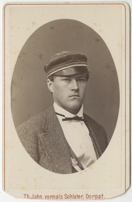 Korporatsioon "Estonia" liige Leo Furcht, portreefoto