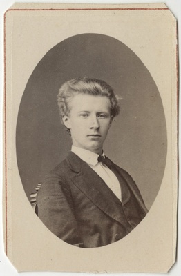 Korporatsioon "Estonia" liige Alfred von Baer, portreefoto  duplicate photo