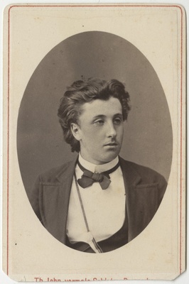 Korporatsioon "Estonia" liige Bruno Mechmershausen, portreefoto  duplicate photo