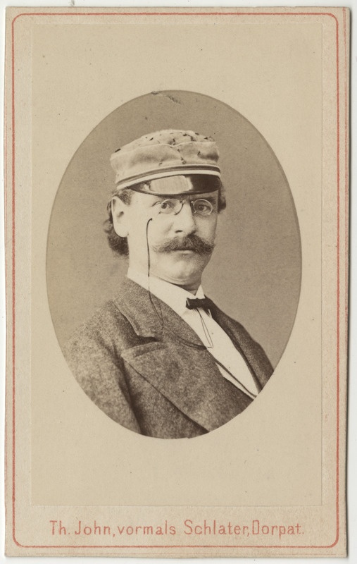 Korporatsioon "Estonia" liige Roman Grewendorff, portreefoto