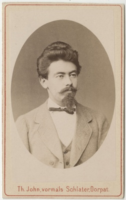 Korporatsioon "Estonia" liige August Frey, portreefoto  duplicate photo