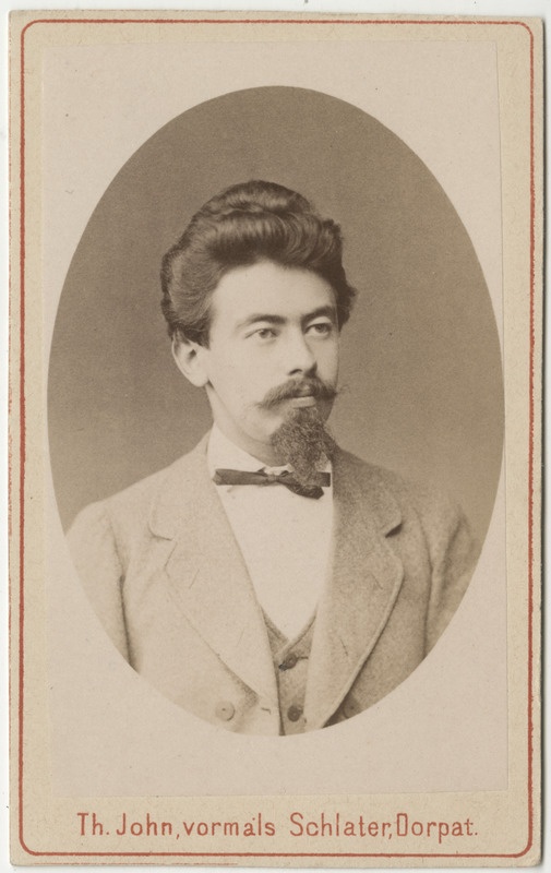 Korporatsioon "Estonia" liige August Frey, portreefoto