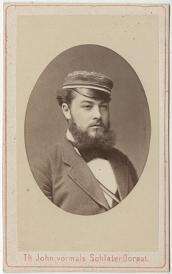 Korporatsioon "Estonia" liige Edmund Fischer, portreefoto  duplicate photo