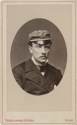 Arvatavasti korporatsioon "Estonia" liige Walter von Samson-Himmelstjerna, portreefoto  duplicate photo