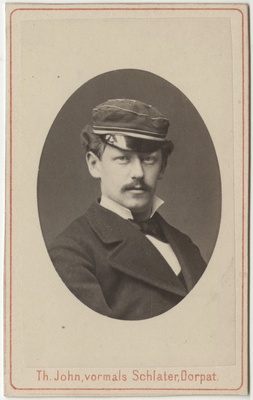 Korporatsioon "Estonia" liige Rudolf Knüpffer, portreefoto  duplicate photo