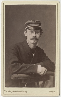 Korporatsioon "Estonia" liige Paul Haudelin, portreefoto  duplicate photo