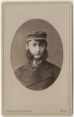 Korporatsioon "Estonia" liige Boleslav Stael von Holstein, portreefoto  duplicate photo