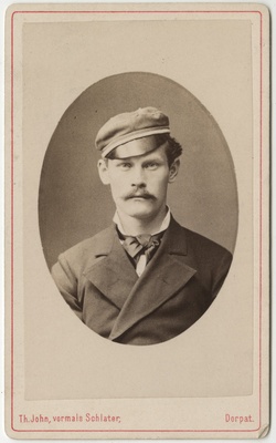 Korporatsioon "Estonia" liige Louis Haudelin, portreefoto  duplicate photo