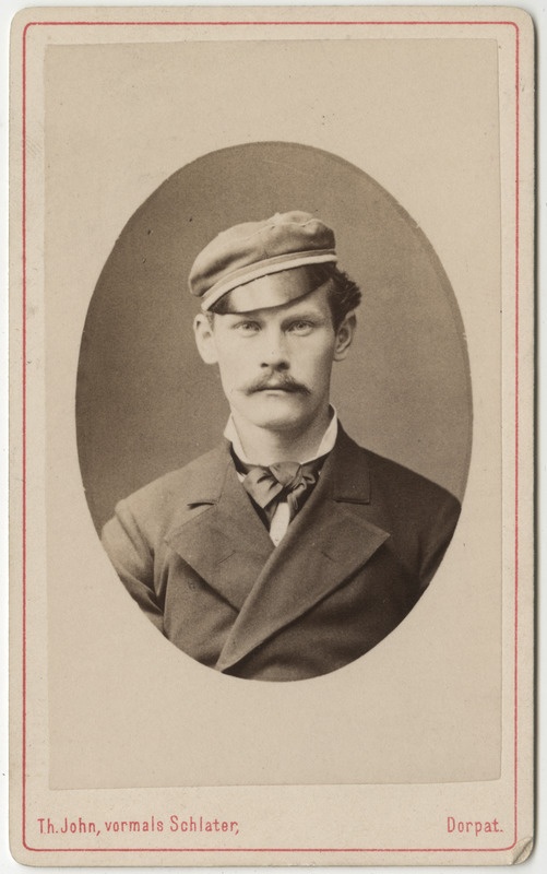 Korporatsioon "Estonia" liige Louis Haudelin, portreefoto