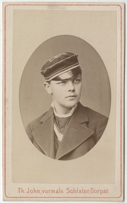 Korporatsioon "Estonia" liige Konstantin von Renteln, portreefoto  duplicate photo