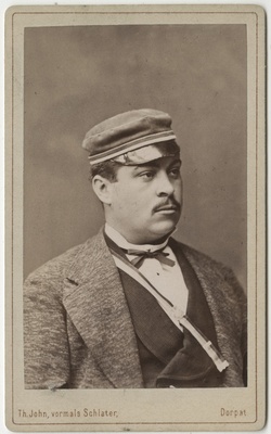 Korporatsioon "Estonia" liige Nikolai Troitzky, portreefoto  duplicate photo