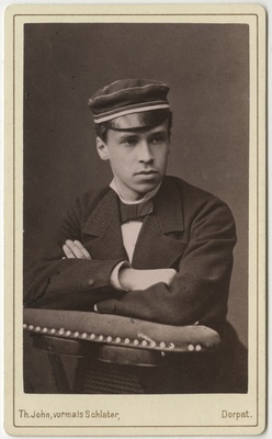 Korporatsioon "Estonia" liige Paul von Mühlendahl, portreefoto  duplicate photo