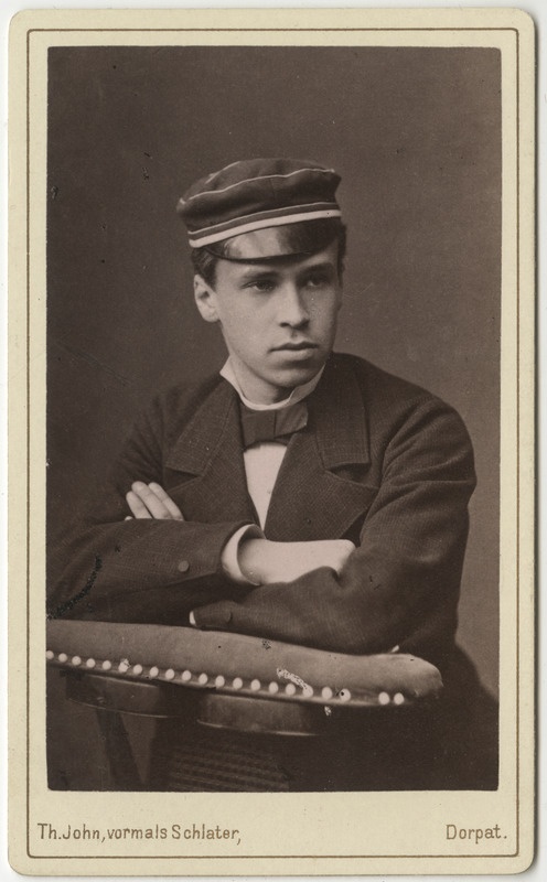 Korporatsioon "Estonia" liige Paul von Mühlendahl, portreefoto