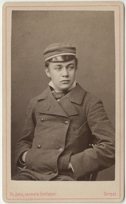 Korporatsioon "Estonia" liige Paul Loppenowe, portreefoto  duplicate photo