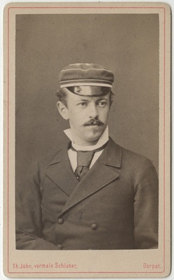 Korporatsioon "Estonia" liige Reinhold (Renaud) Wetter von Rosenthal, portreefoto  duplicate photo