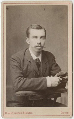 Korporatsioon "Estonia" liige Ernst von Samson-Himmelstjerna, portreefoto  duplicate photo