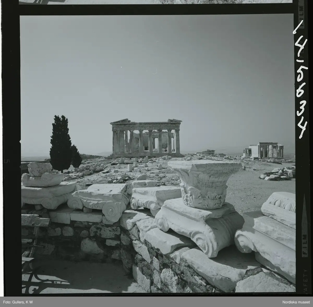 2795 Grekland Akropolis. Vy över templet Parthenon.
