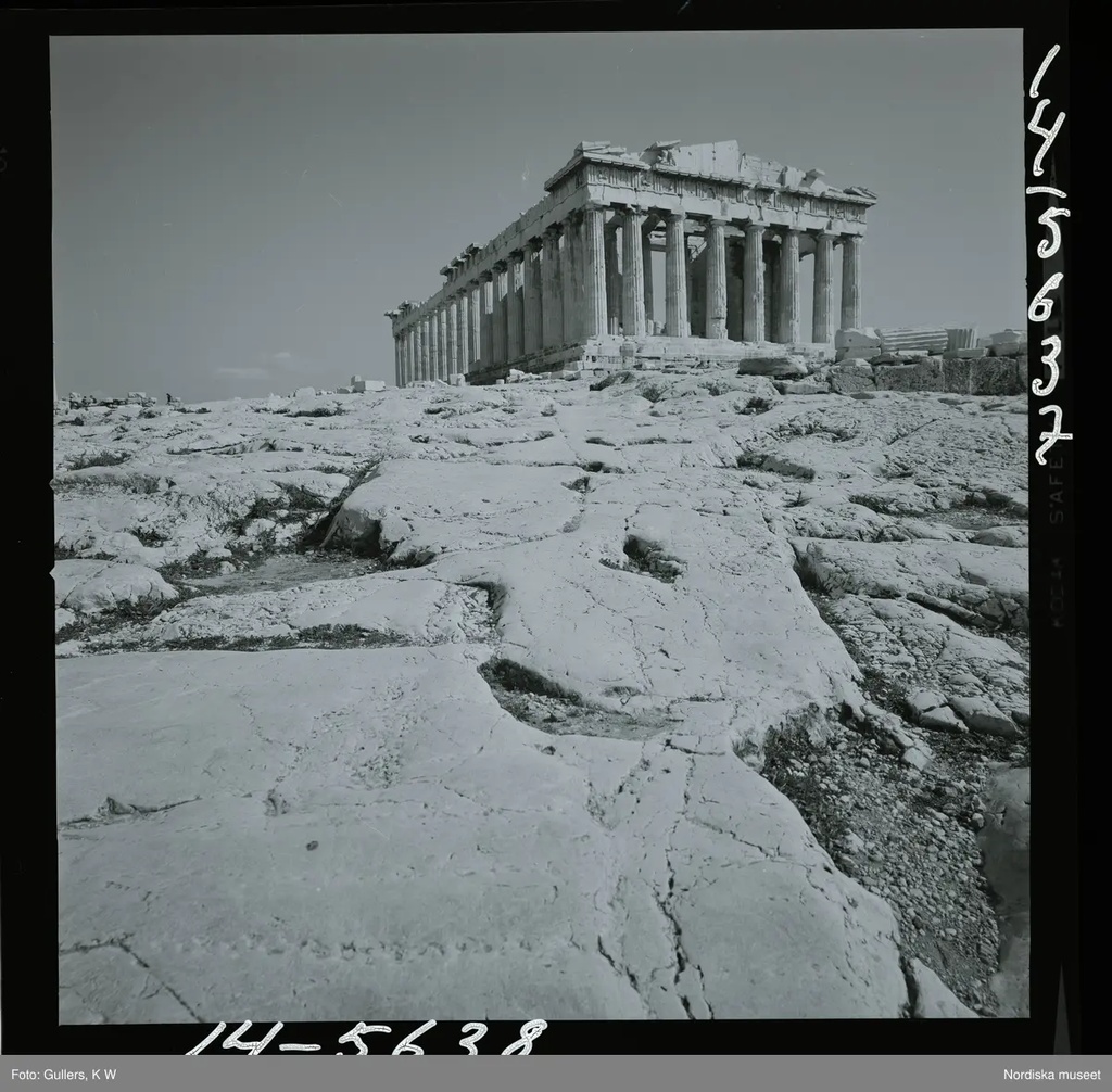 2795 Grekland Akropolis med runierna av templet Parthenon.