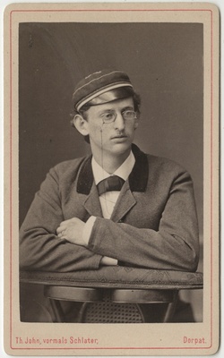 Korporatsioon "Estonia" liige Louis Favre, portreefoto  duplicate photo