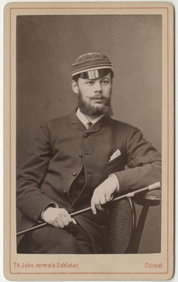 Korporatsioon "Estonia" liige Oswald Fehst, portreefoto  duplicate photo