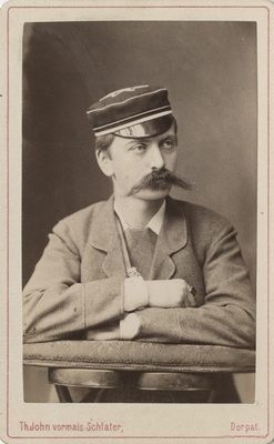 Korporatsioon "Estonia" liige Ernst Pezold, portreefoto  duplicate photo