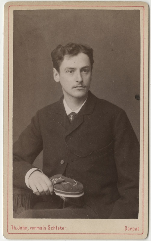 Korporatsioon "Estonia" liige Nikolai von Schulmann, portreefoto